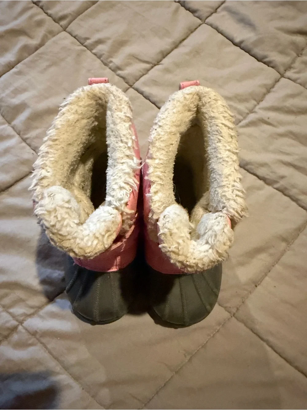 Kids Pink Winter Boots